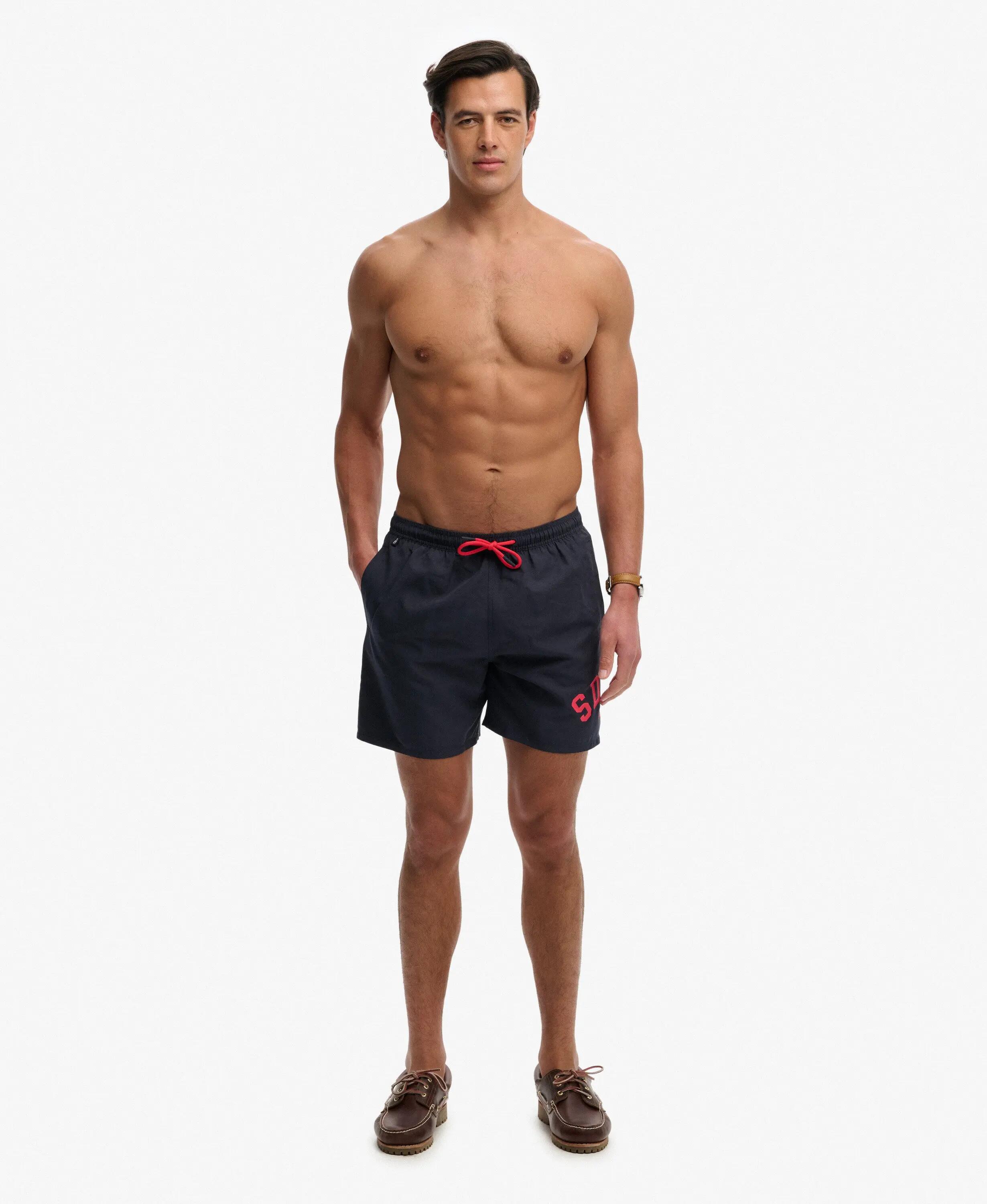 superdry Calções de banho estampados 16 polegadas — Corte relaxed, poliéster 6/7