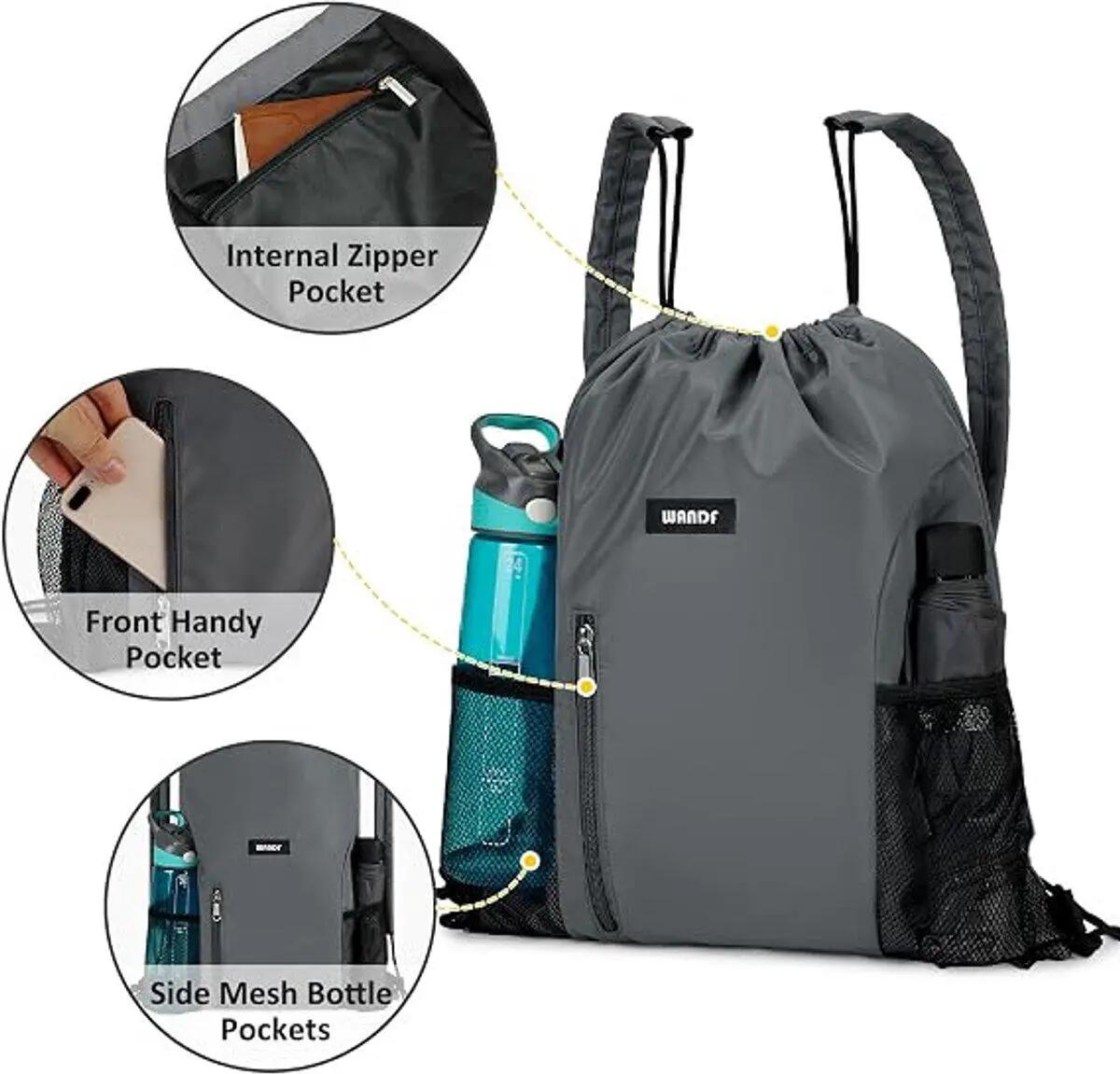 Sac à Dos Isotherme Glacière Cooler Backpack Bag pour Hommes Femmes Camping 5/7