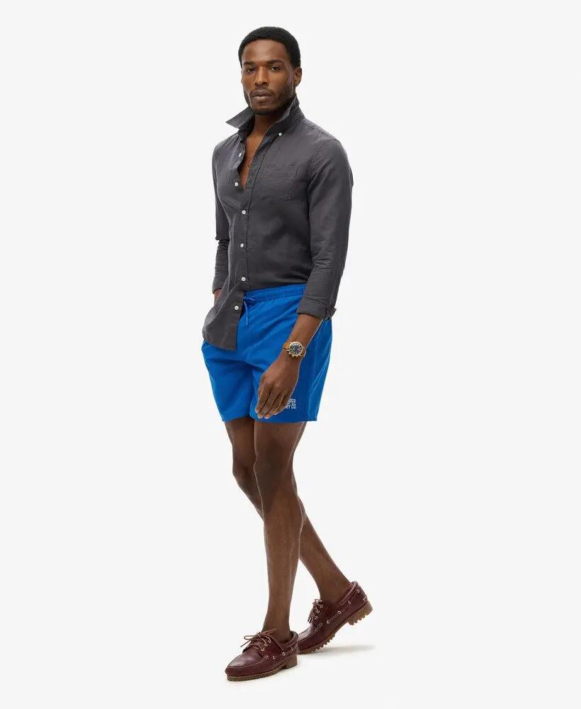 superdry Bañador Essential 17 en poliéster reciclado para hombre – VOLTAGE BLUE 2/7