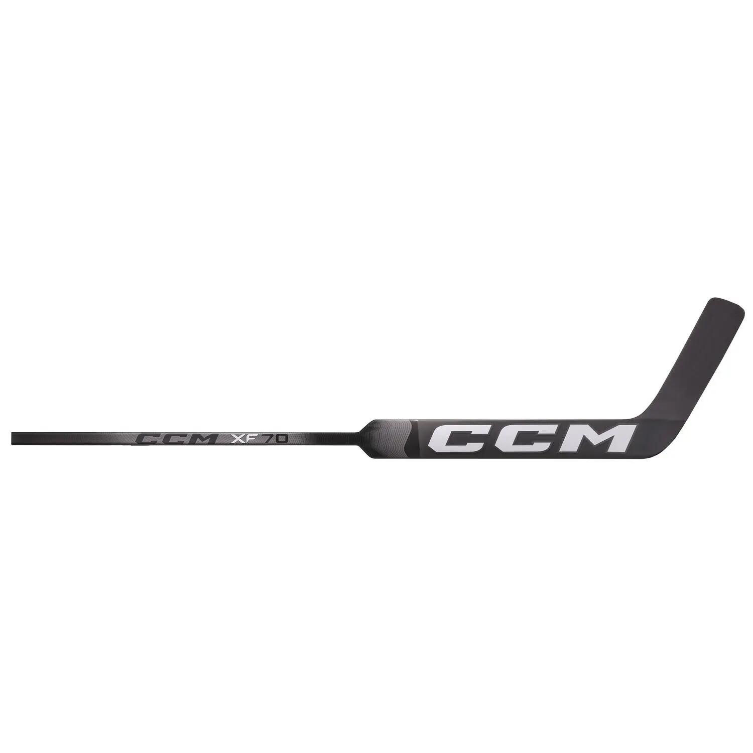 CCM Schwarz/Eisgrau 21G Kinder Junior Eishockey-Torwartschläger 6/7
