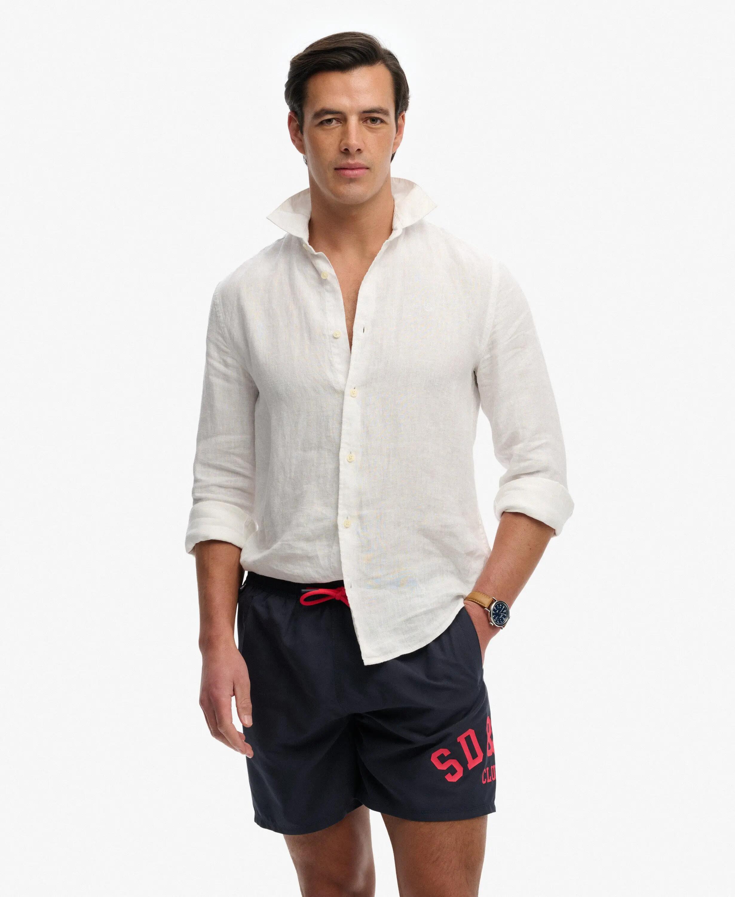 superdry Calções de banho estampados 16 polegadas — Corte relaxed, poliéster 3/7