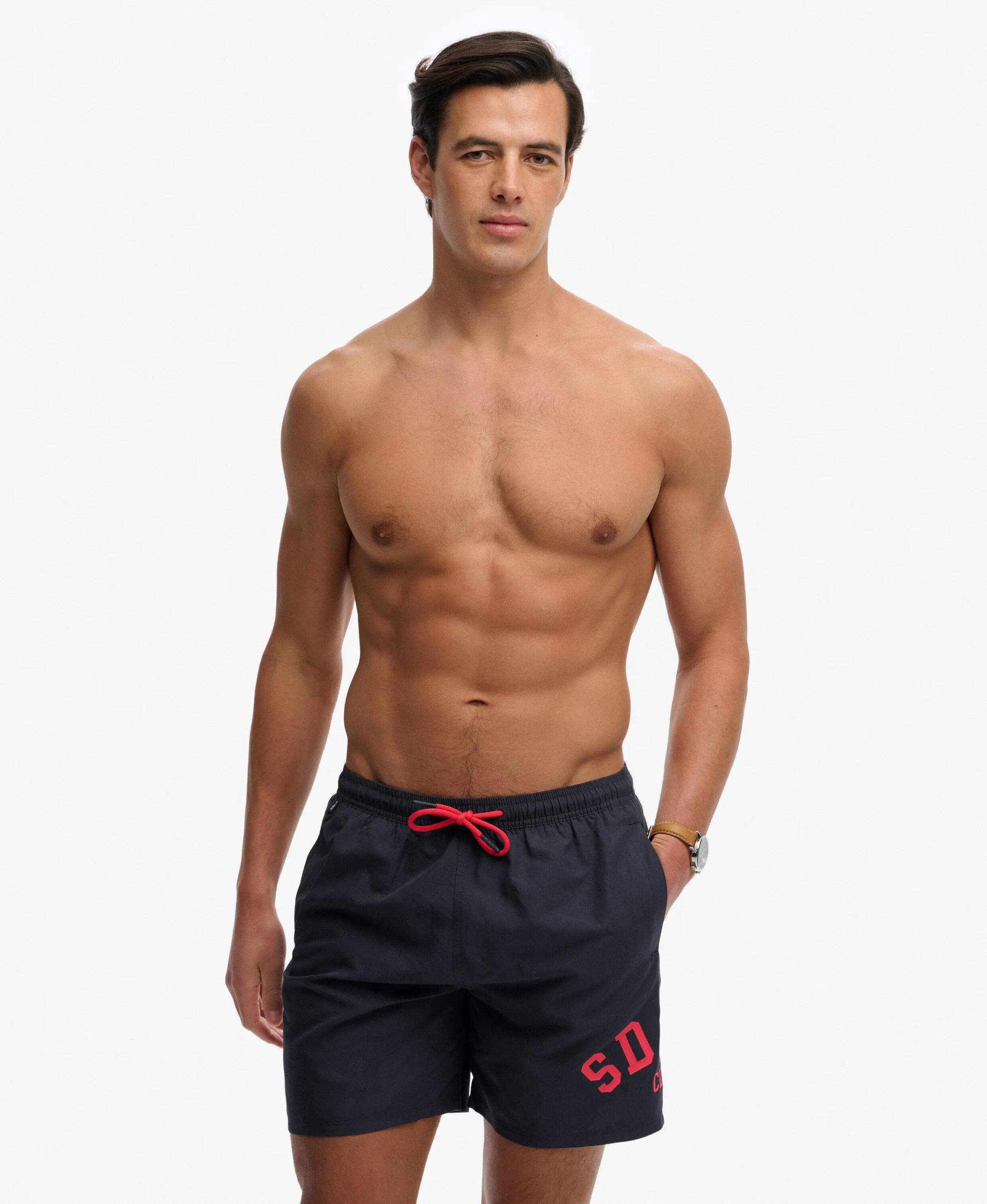superdry Calções de banho estampados 16 polegadas — Corte relaxed, poliéster 2/7