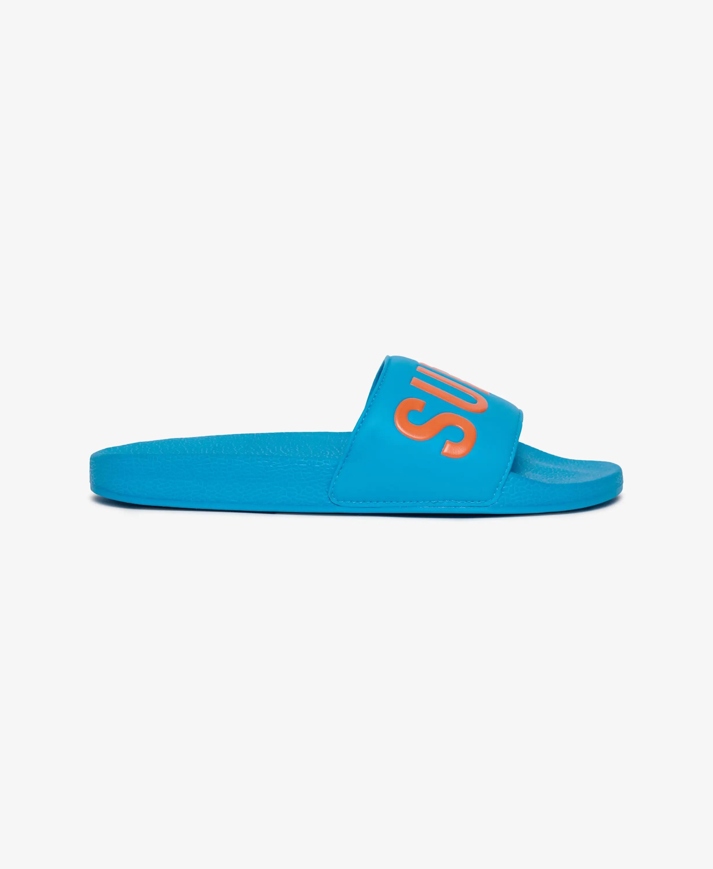 superdry Claquettes Pool avec bride rembourrée et semelle moulée – Atomic Blue 4/7