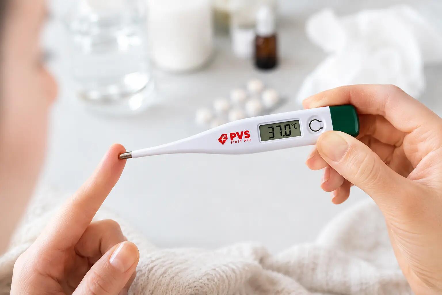 Wasserdichtes digitales Fieberthermometer 3/3