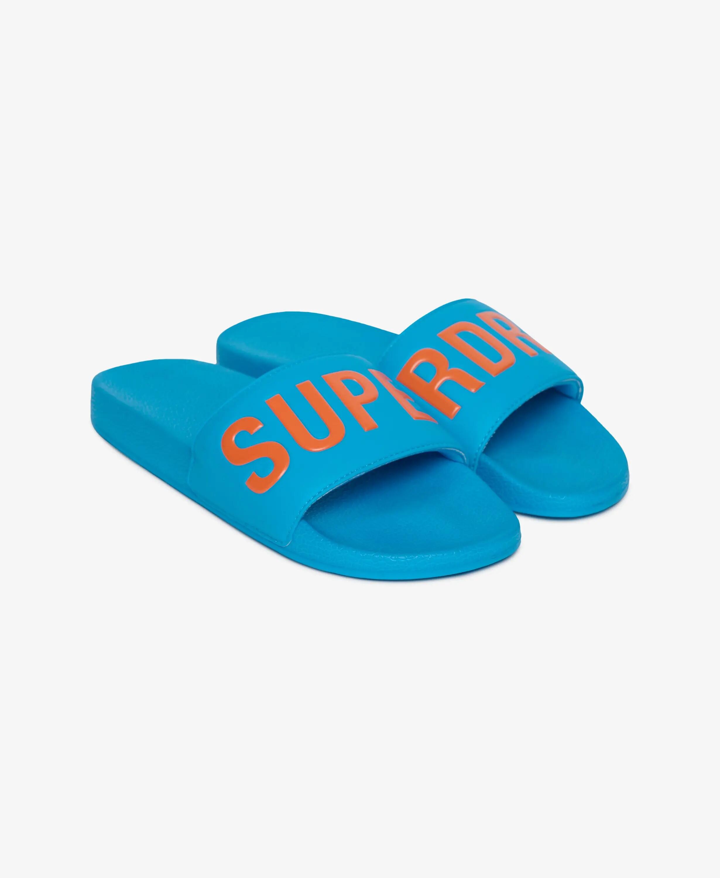 superdry Claquettes Pool avec bride rembourrée et semelle moulée – Atomic Blue 2/7