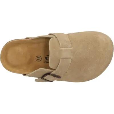 zigzag Sandale Nali Kids en cuir et liège – 3027 Timber Wolf 6/7