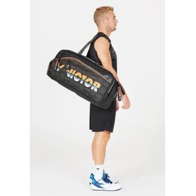borsa Victor BR9611LZJ in 100% poliestere unisex – 1001C Black (C) 4/5