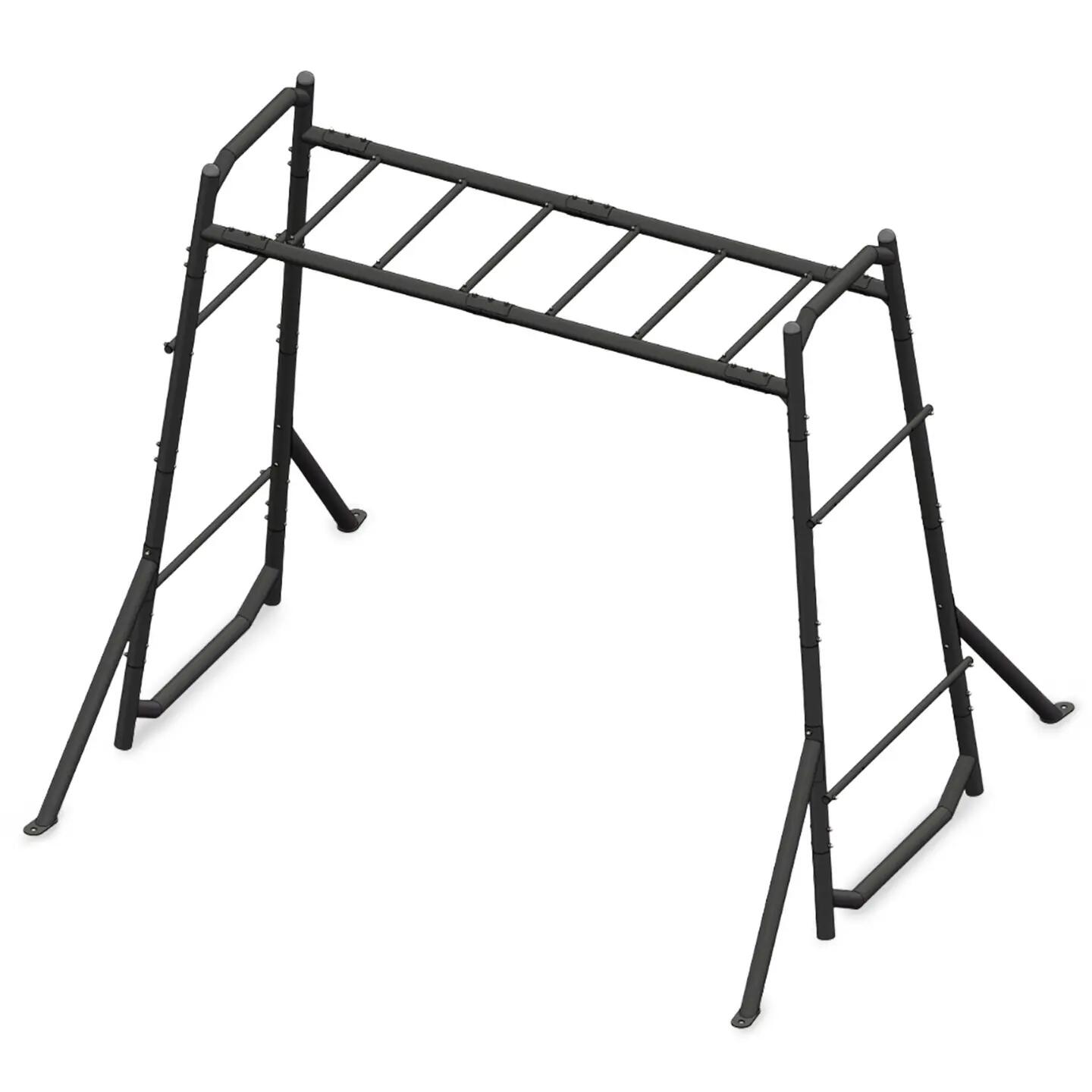 Ogrodowa drabinka gimnastyczna fitness stalowa ocynkowana 200 kg, 4 kotwy 8/13