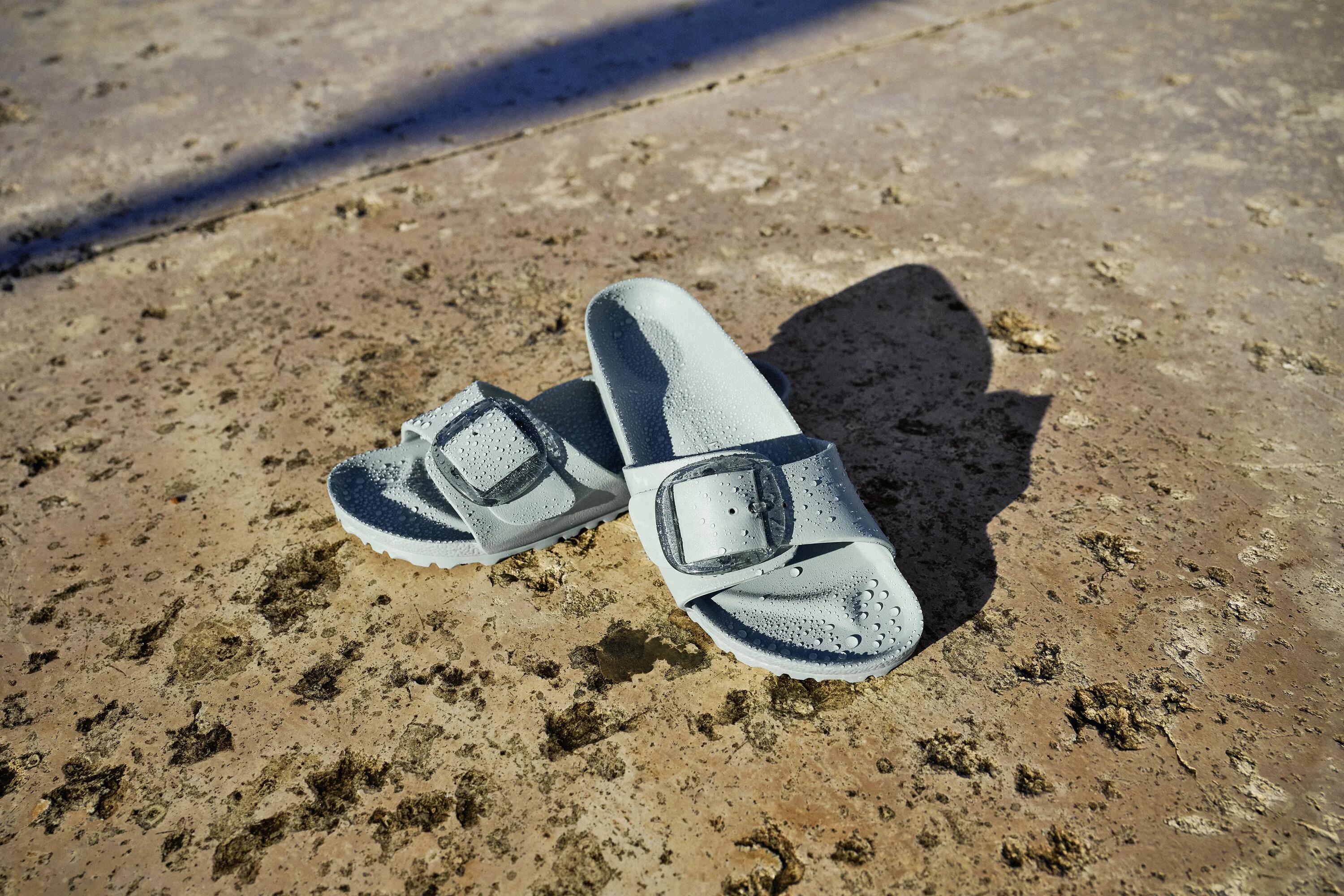 Unisex sandały Birkenstock Madrid Big Buckle EVA zielone wąskie 1031422 3/7