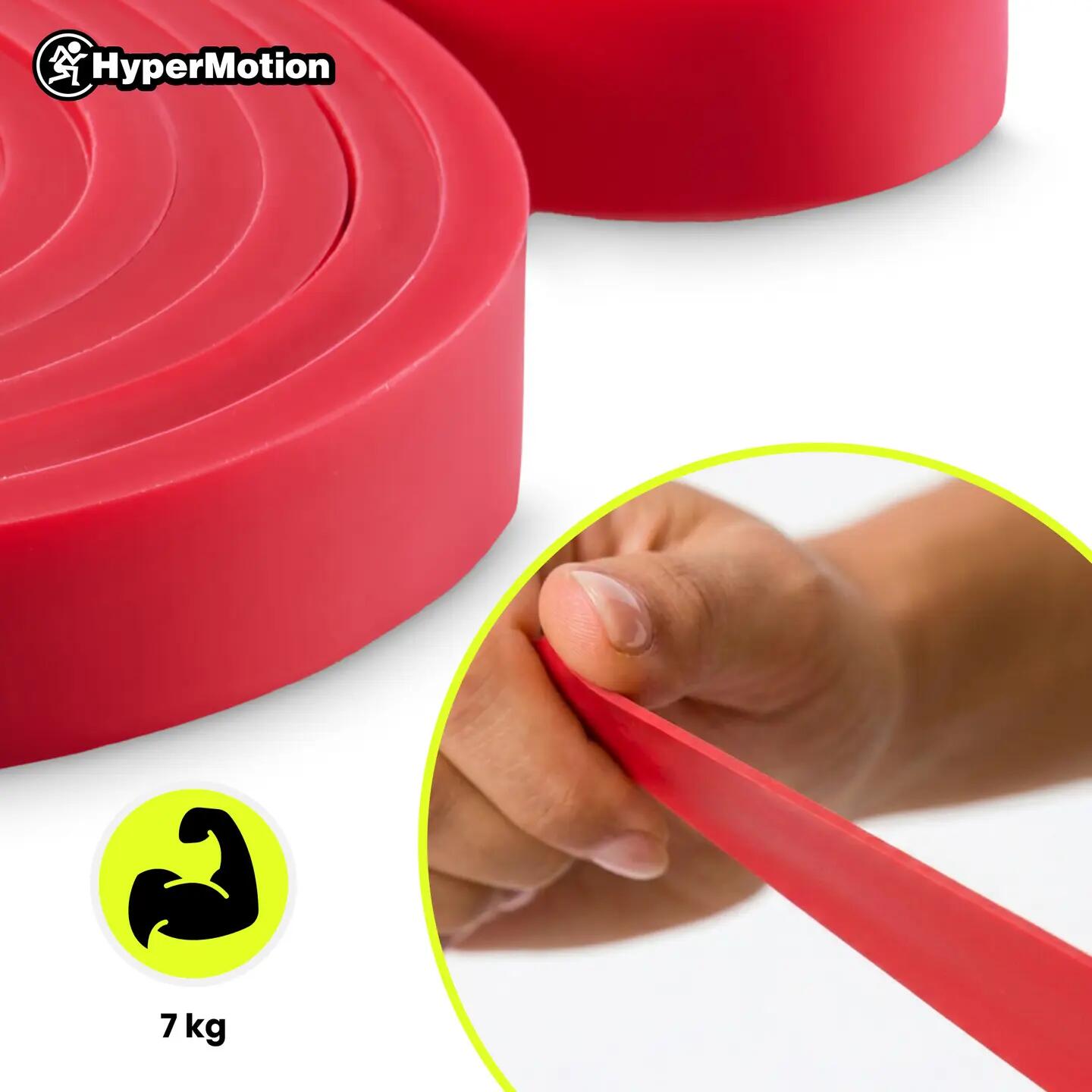 Sada odporových gum pro ženy HYPERMOTION WOMACTIVE – 3 ks do 7 kg 6/11