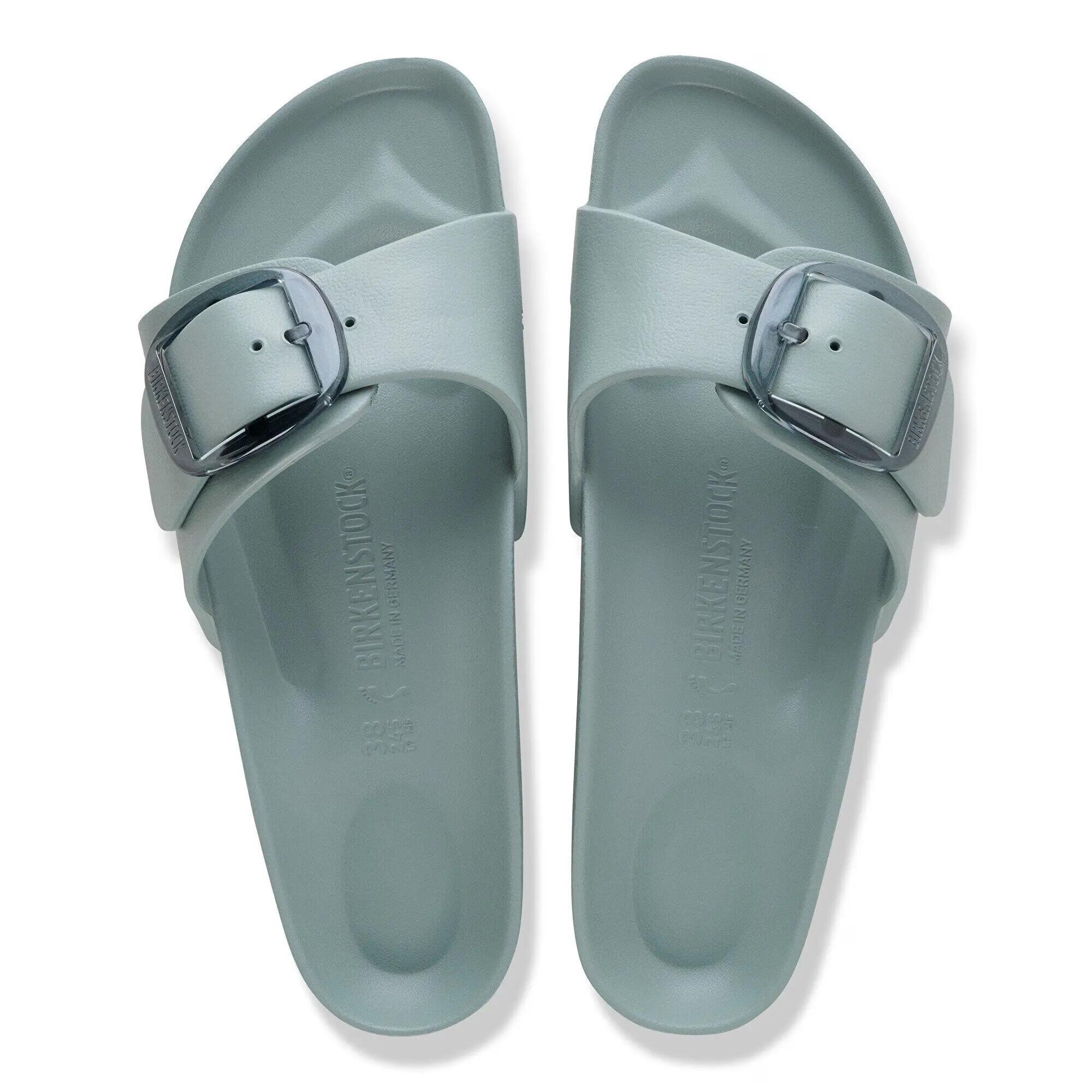 Unisex sandały Birkenstock Madrid Big Buckle EVA zielone wąskie 1031422 2/7