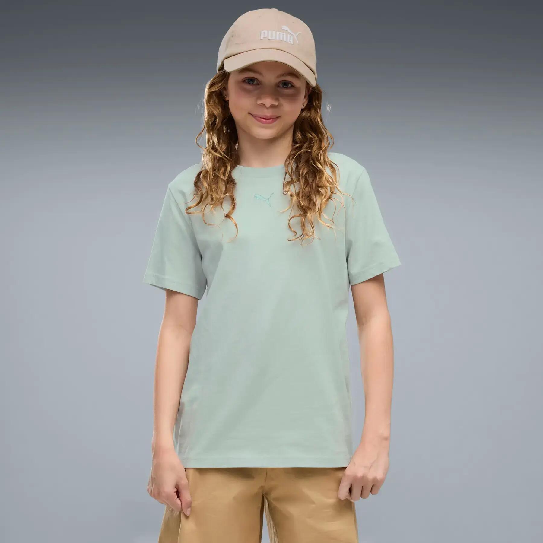 T-shirt fille Puma Ess Centered Cat Logo 3/5