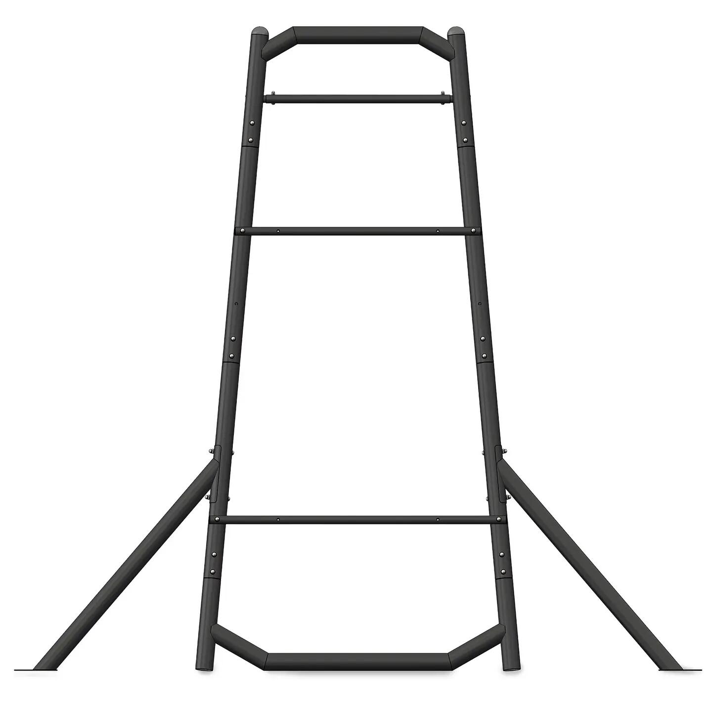 Ogrodowa drabinka gimnastyczna fitness stalowa ocynkowana 200 kg, 4 kotwy 10/13