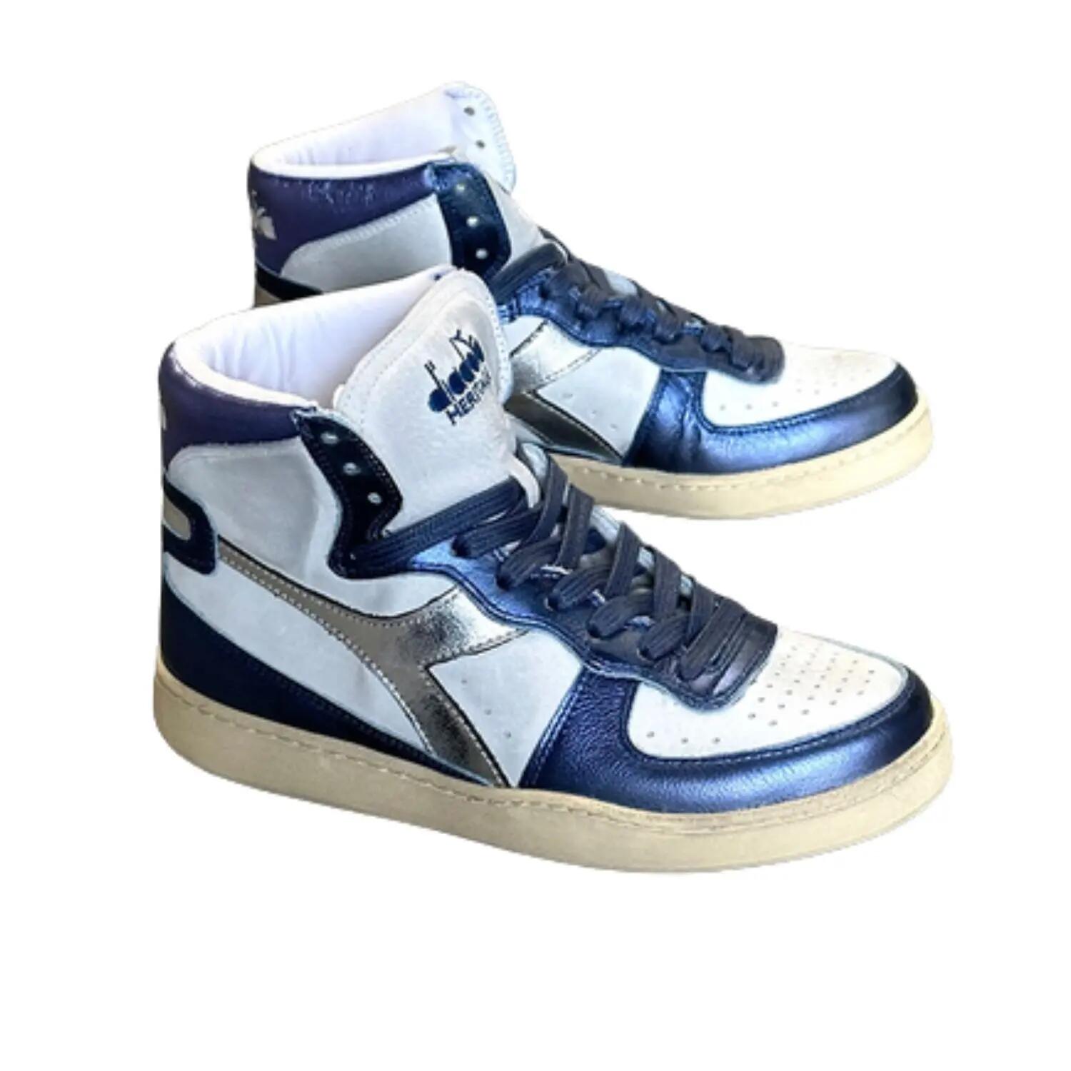 Buty do chodzenia damskie Diadora Mi Basket Metallic Pigskin Used Vintage 3/5