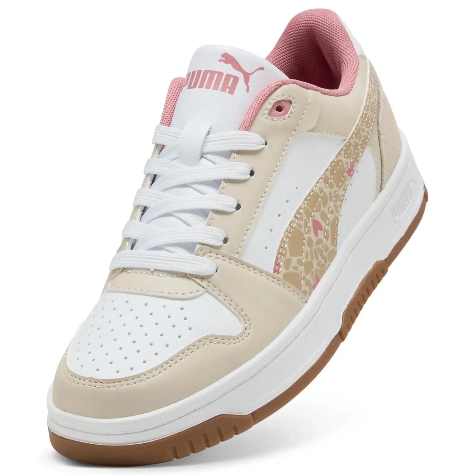 Kinderschoenen Puma Rebound Slam Lo Winter Safari 4/6