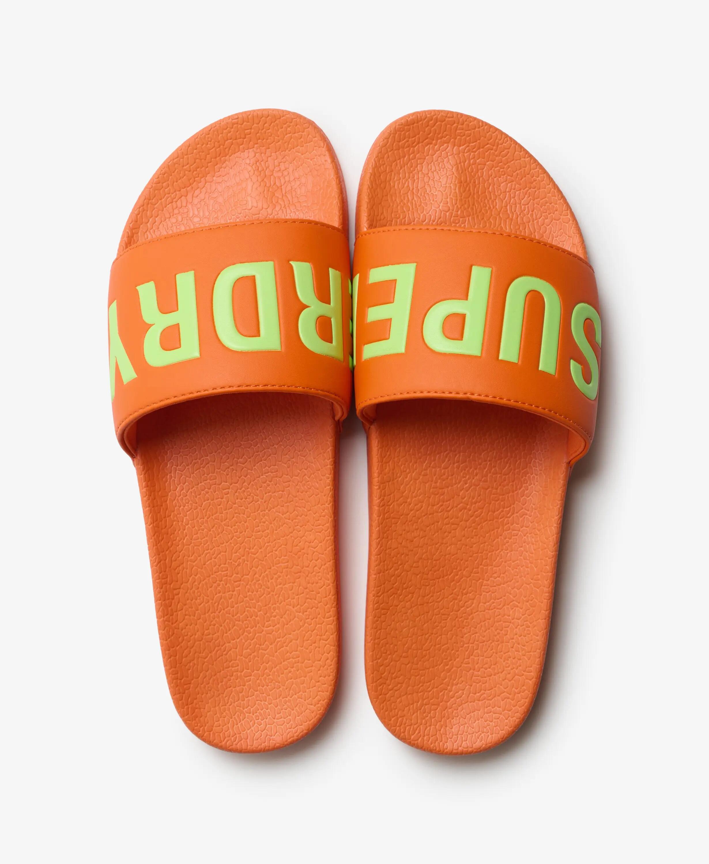 superdry Chinelos Pool com tira acolchoada e palmilha moldada – Orange Sorbet 7/7