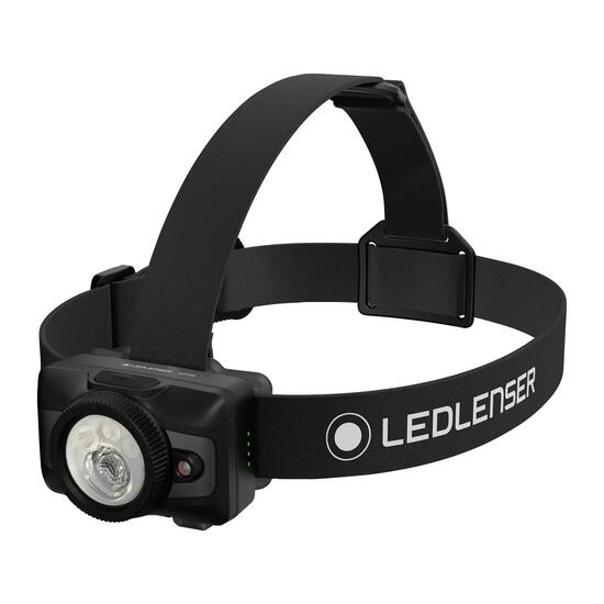 Stirnlampe HF7R, wiederaufladbar, 1200lm, IP67, 210m Leuchtweite, Schwarz