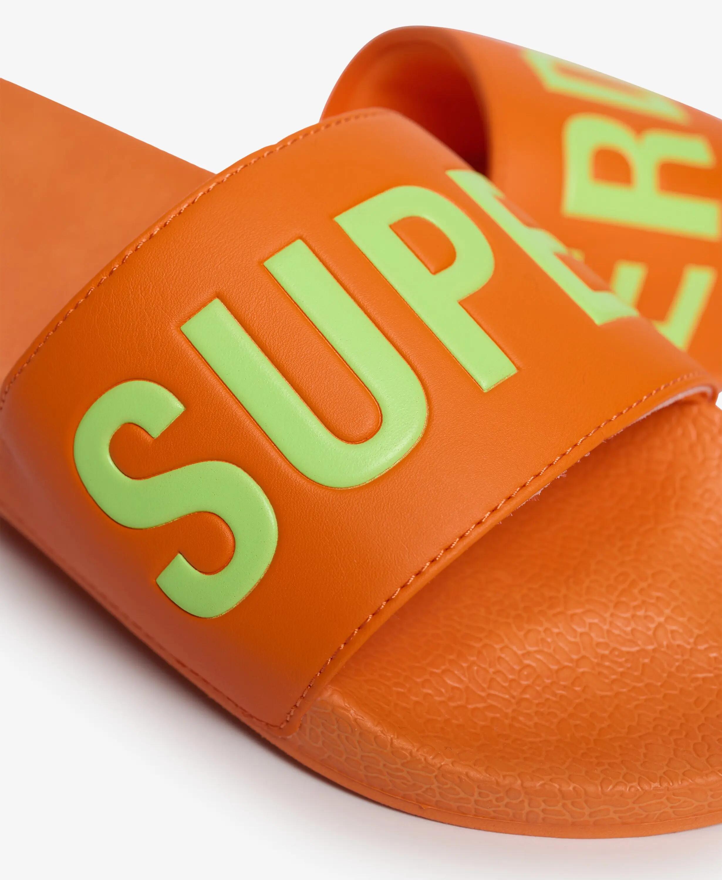 superdry Chinelos Pool com tira acolchoada e palmilha moldada – Orange Sorbet 6/7