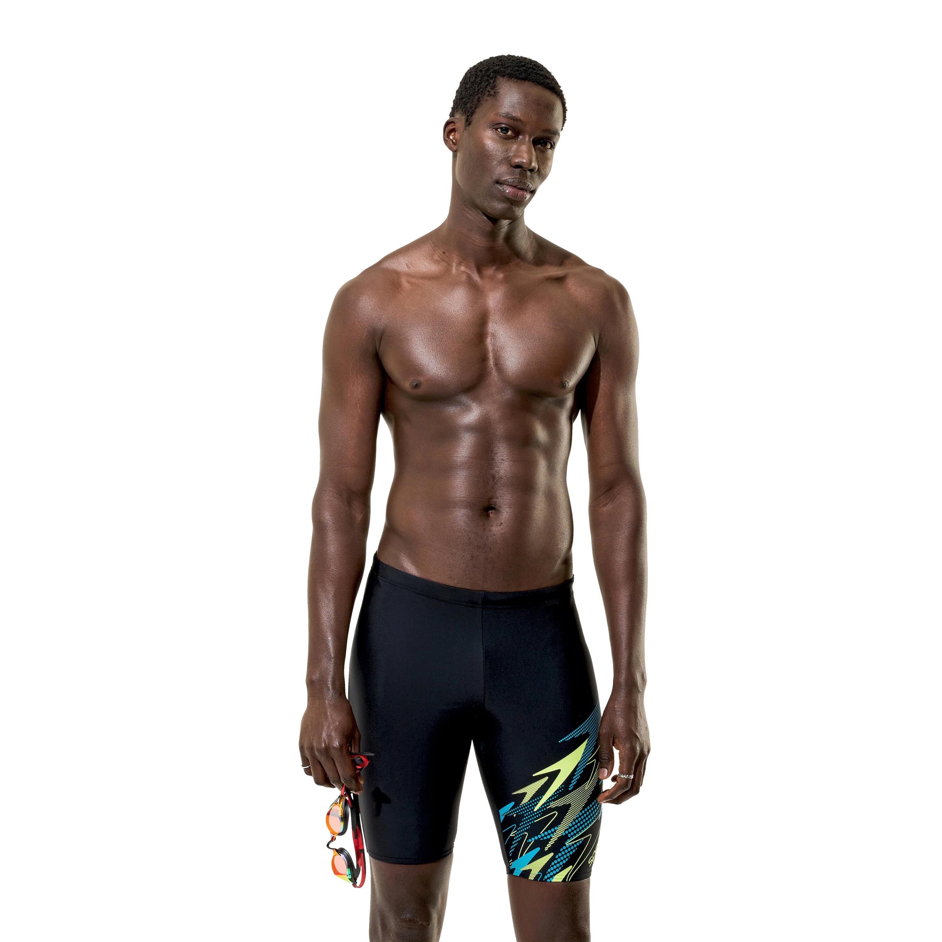Jammer Speedo Medley Logo Anthracite/HyperTeal 1/7