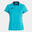 Polo manches courtes Femme Joma Championship vi turquoise fluo bleu marine