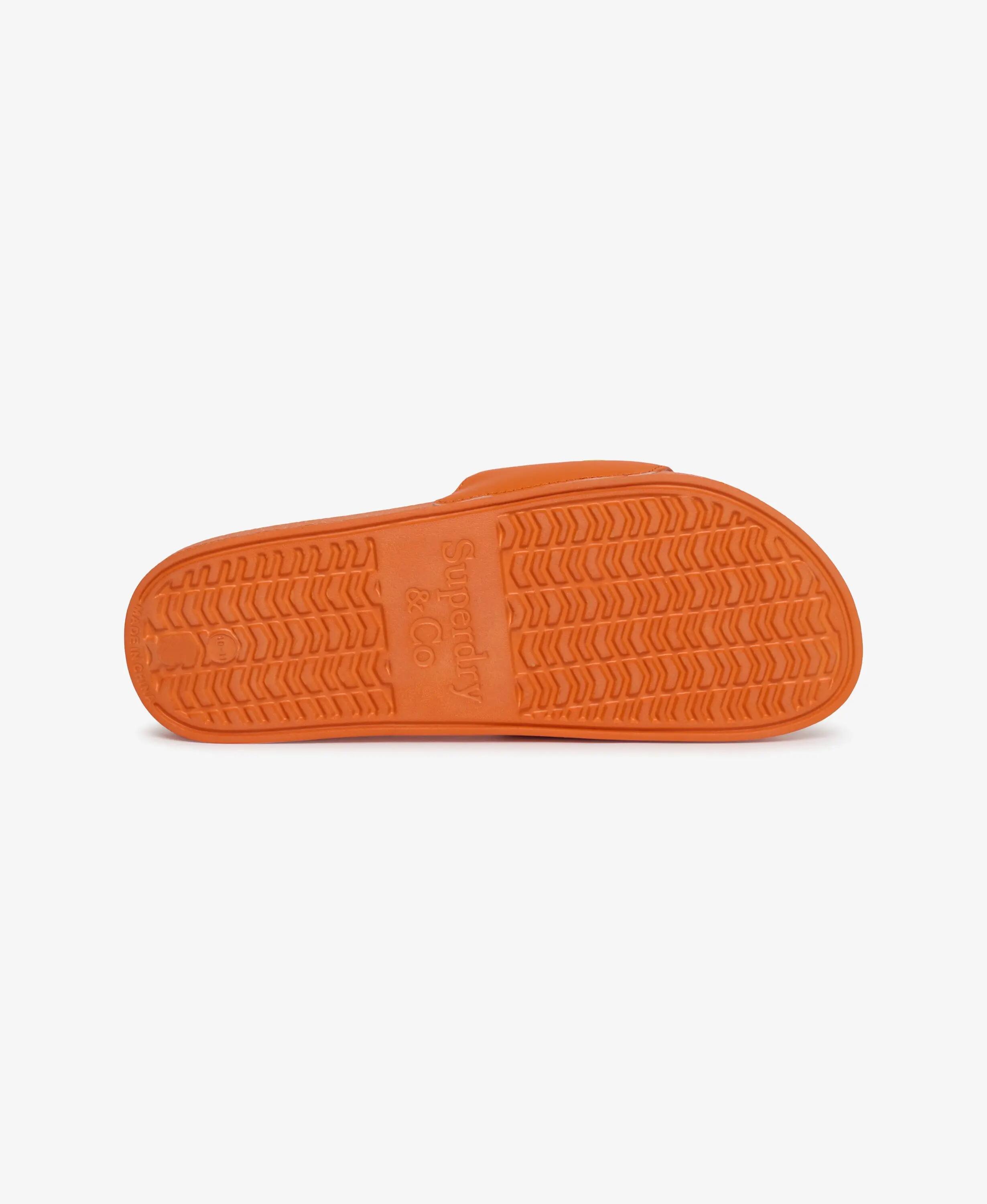 superdry Chinelos Pool com tira acolchoada e palmilha moldada – Orange Sorbet 5/7