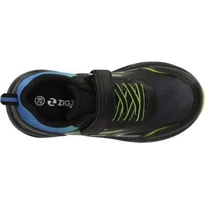 zigzag Elias Kinderschoen met Verlichting – 1001 Black 6/7