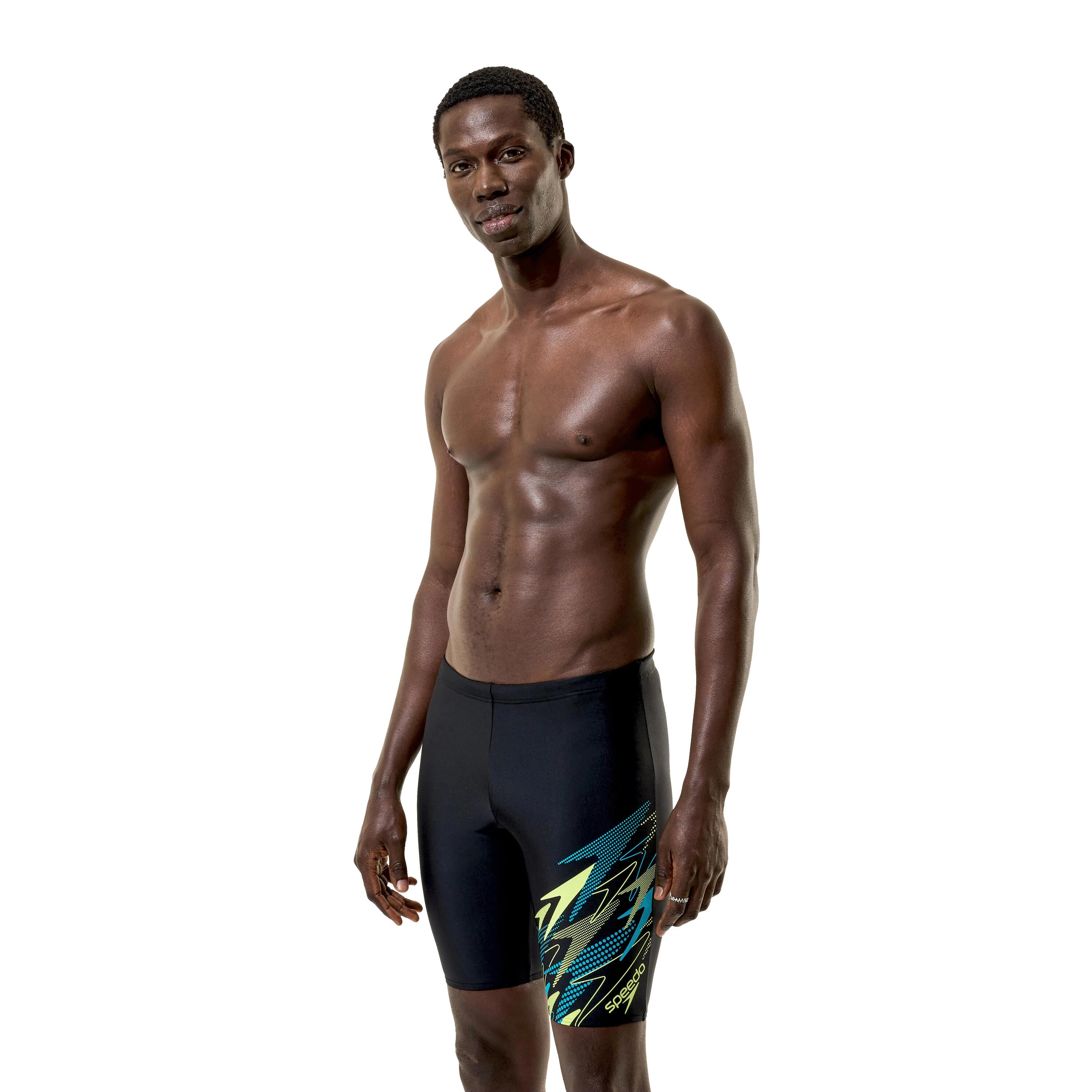 Jammer Speedo Medley Logo Anthracite/HyperTeal 2/7
