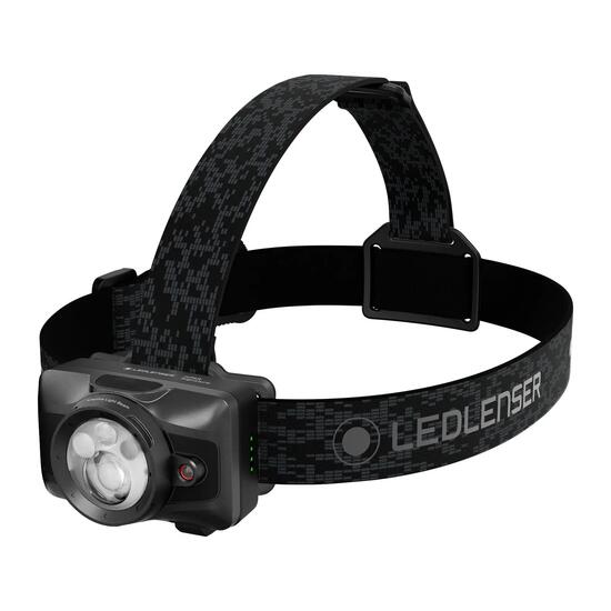 Stirnlampe HF6R Signature, wiederaufladbar, 1000lm, IP67, RGB, Metallic Grey
