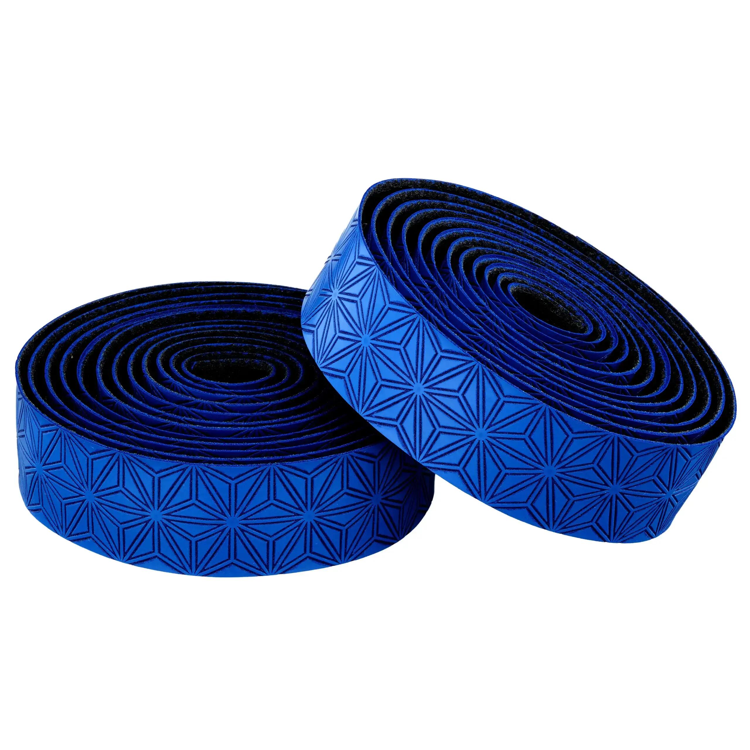 Supacaz Super Sticky Kush Royal Blue Gravel-Wielren stuurlint 4/8
