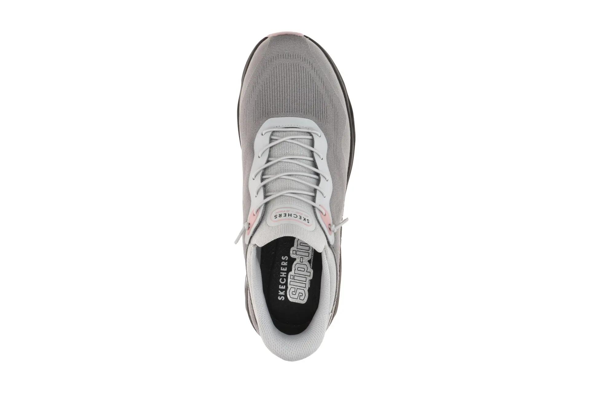 Skechers Uno Glide Step Schuhe Sneakers grau Slip Ins 190115 6/7