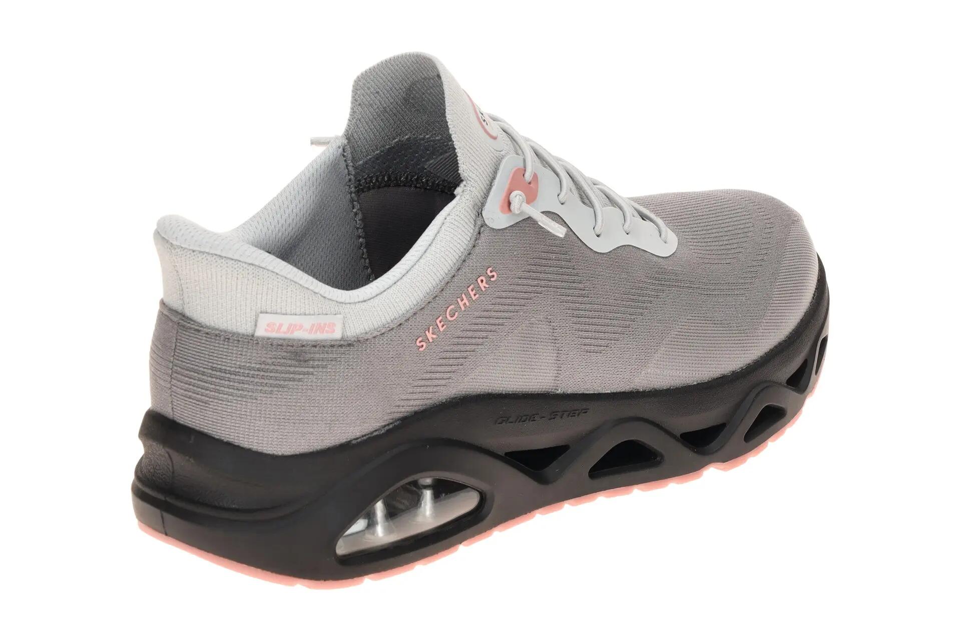 Skechers Uno Glide Step Schuhe Sneakers grau Slip Ins 190115 4/7