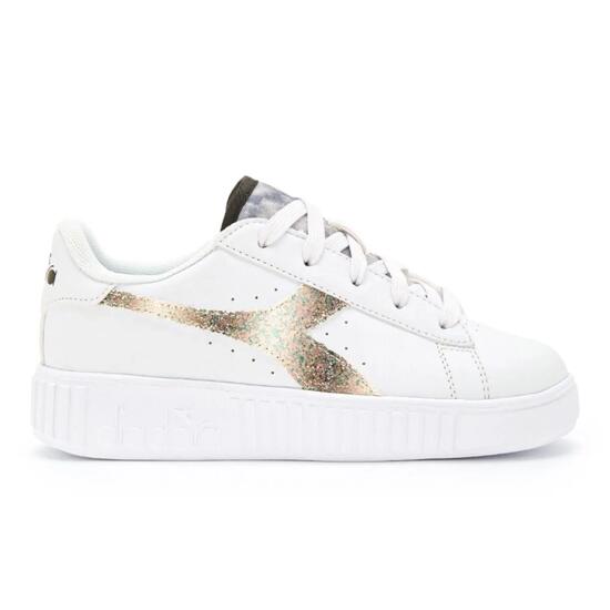 Diadora Game Step Glow Sneakers Bianche Bambina