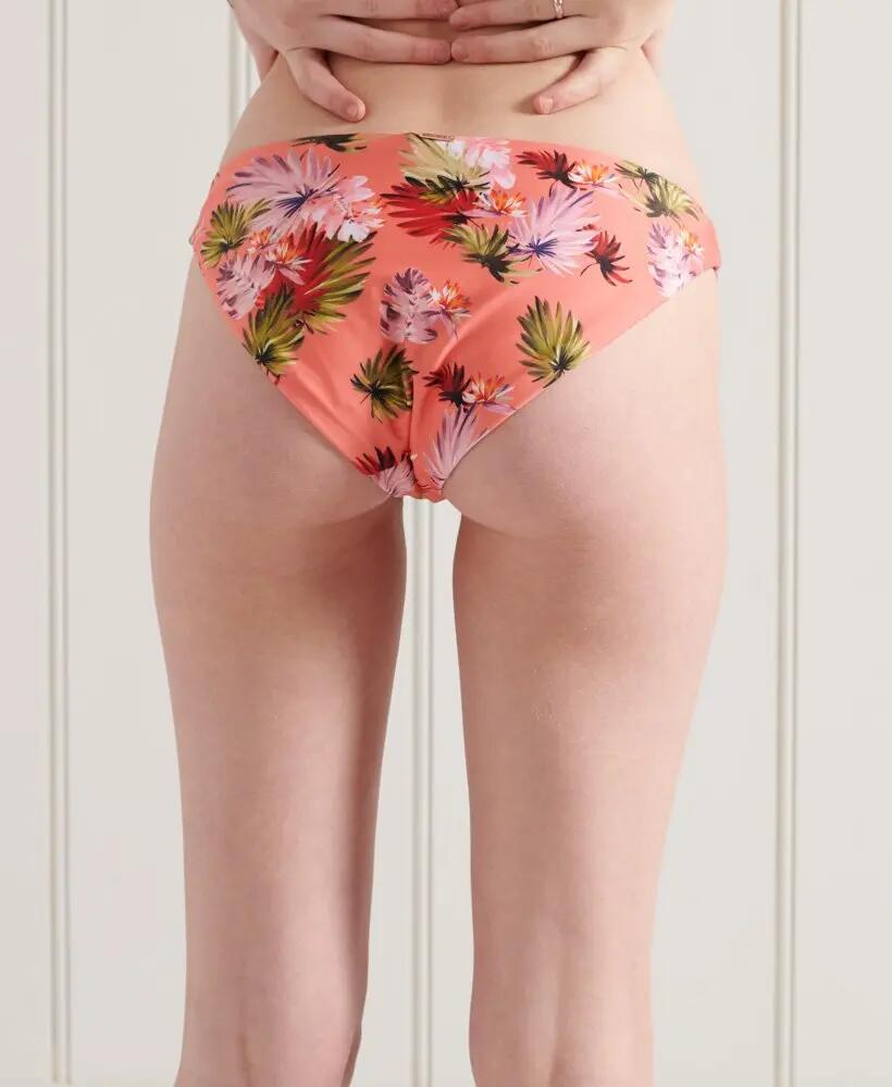 superdry Surf Bikini Brief - klassieke bikinibroek met print – Brush Palm 3/4