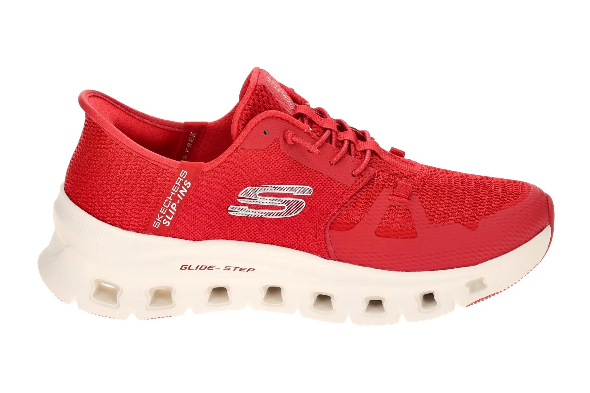 Skechers Glide Step Schuhe rot Damen SLIP INS 150420 2/7