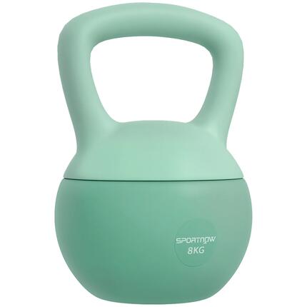 Kettlebell 8 kg, avec poignée antidérapante, pour fitness musculation cardio, 19