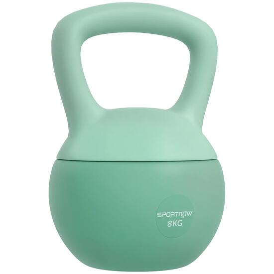 Kettlebell 8 kg, avec poignée antidérapante, pour fitness musculation cardio, 19