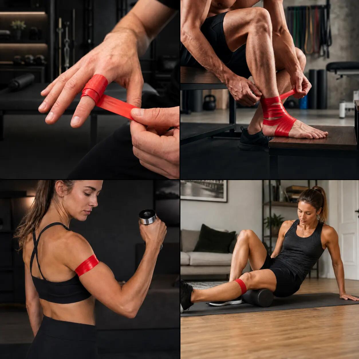 Fascia Flossing TPE 1,2m per Mobilità e Rigenerazione in Viaggio 6/7