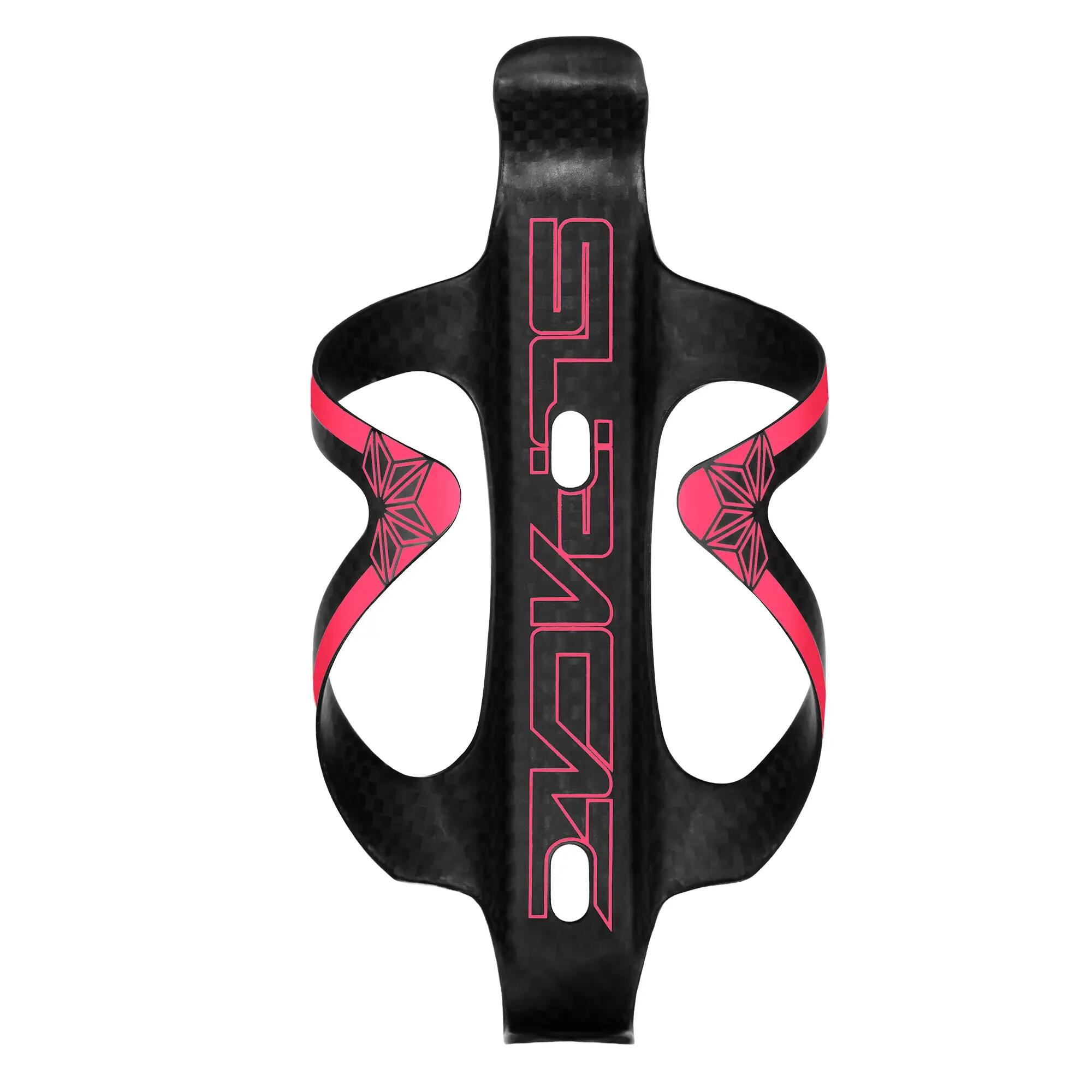 Supacaz Fly Cage Carbon Neon Pink-Porta-bidão para bicicleta 3/5