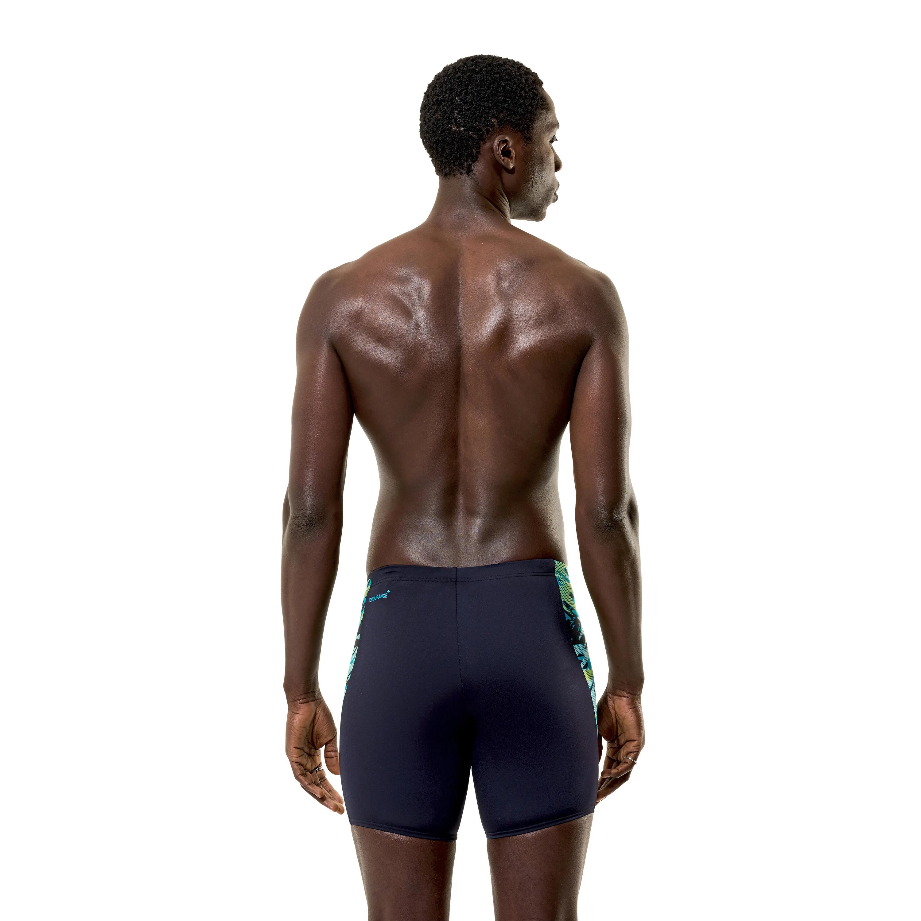 Speedo Zwemjammer Hyperboom Splice Mid Antraciet/HyperTeal 2/7