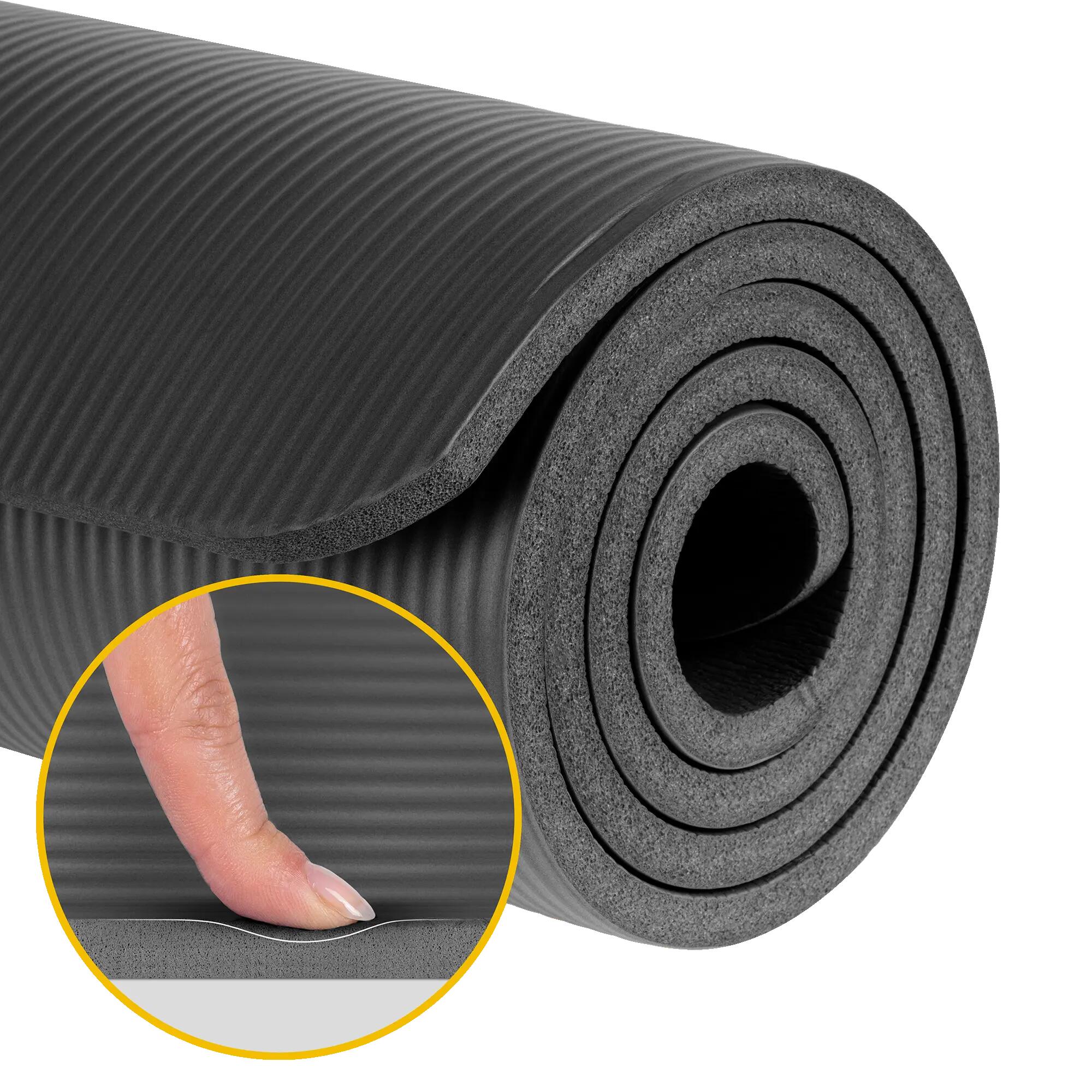 Mata gimnastyczna do ćwiczeń joga pilates fitness 190x100cm NBR 1.5cm Rebel 5/7