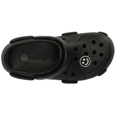 zigzag Naike Kids Sandal V2 van EVA – 1001S Black Solid 6/7