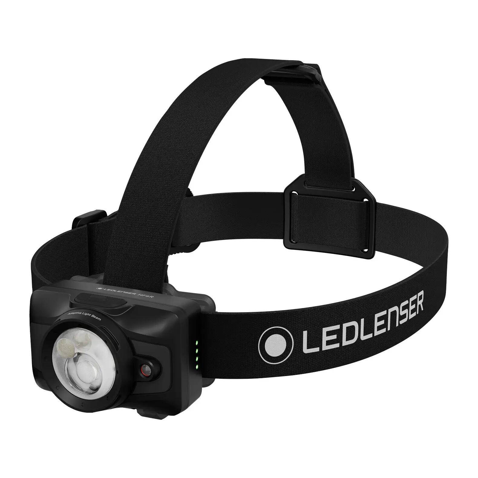 Stirnlampe HF6R, wiederaufladbar, 900lm, IP67, USB-C, Schwarz 1/7