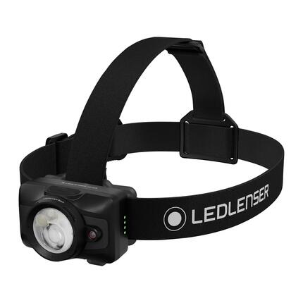 Stirnlampe HF6R, wiederaufladbar, 900lm, IP67, USB-C, Schwarz