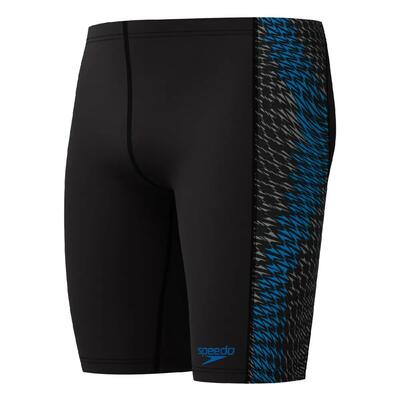 Speedo zwemjammer endurance+ tech panel zwart/blauw