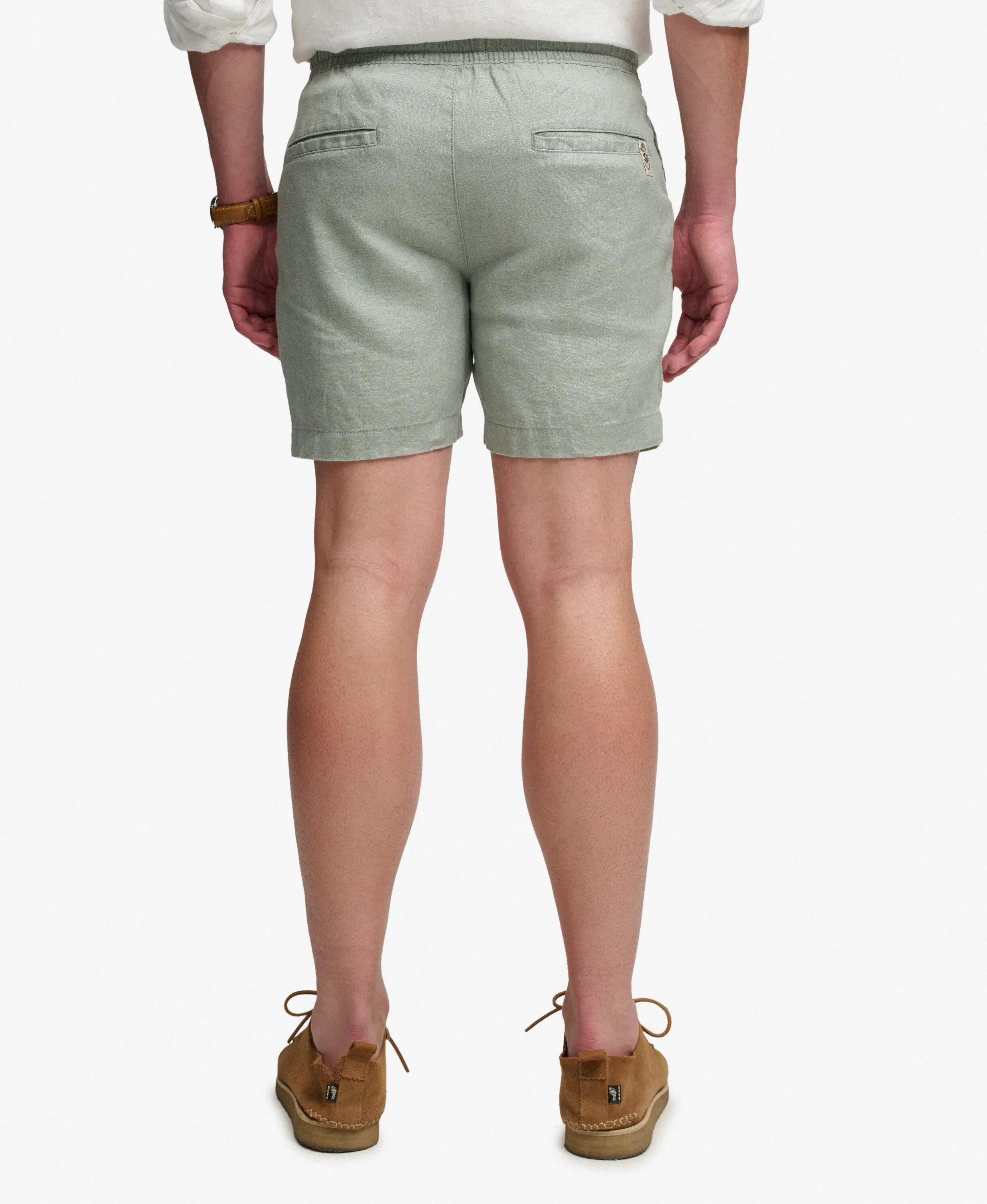 superdry Short en lin The Merchant Store – Bay Green 5/6