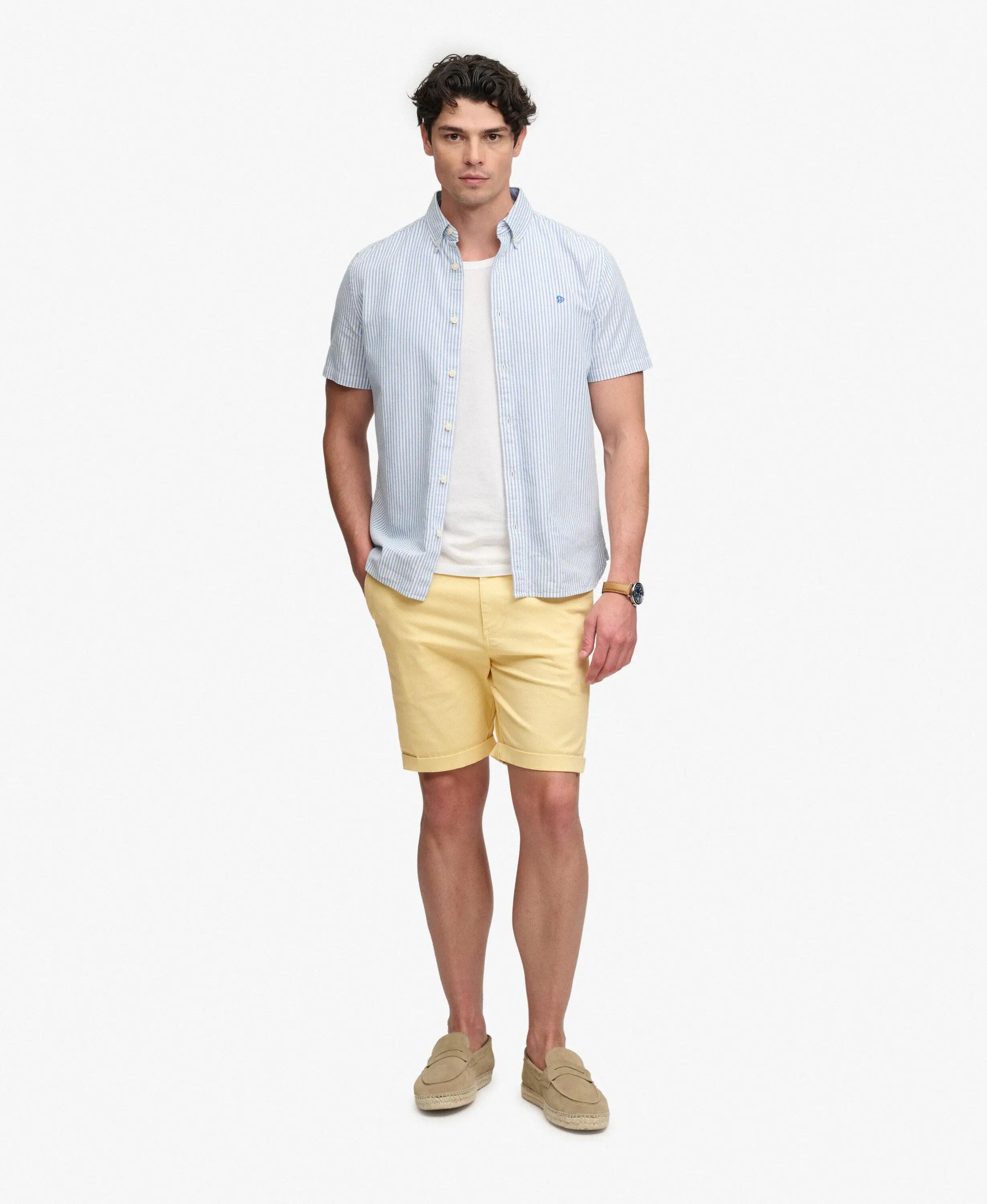 superdry Short chino Premium Regular slim – Washed Yellow 5/6
