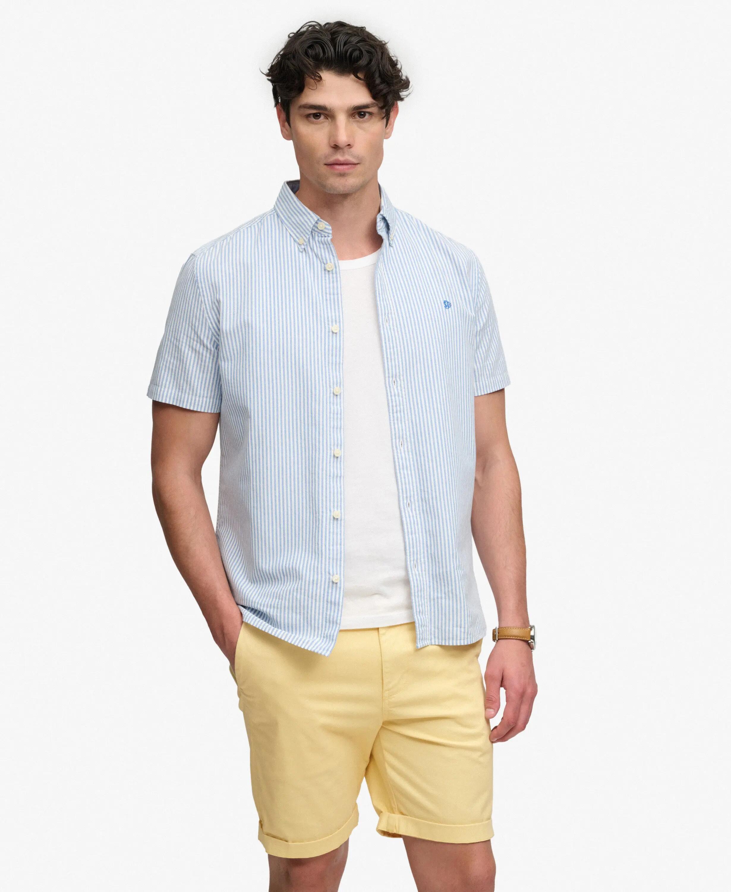 superdry Short chino Premium Regular slim – Washed Yellow 2/6