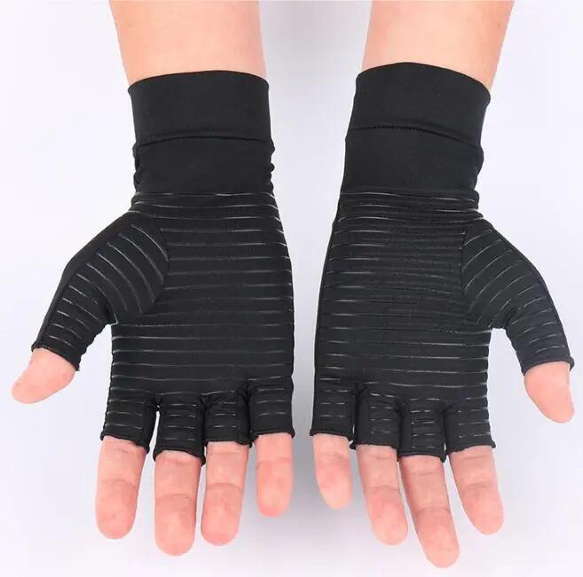 Gants en cuivre pour l'arthrite, gants de compression pour la polyarthrite rhuma 2/5