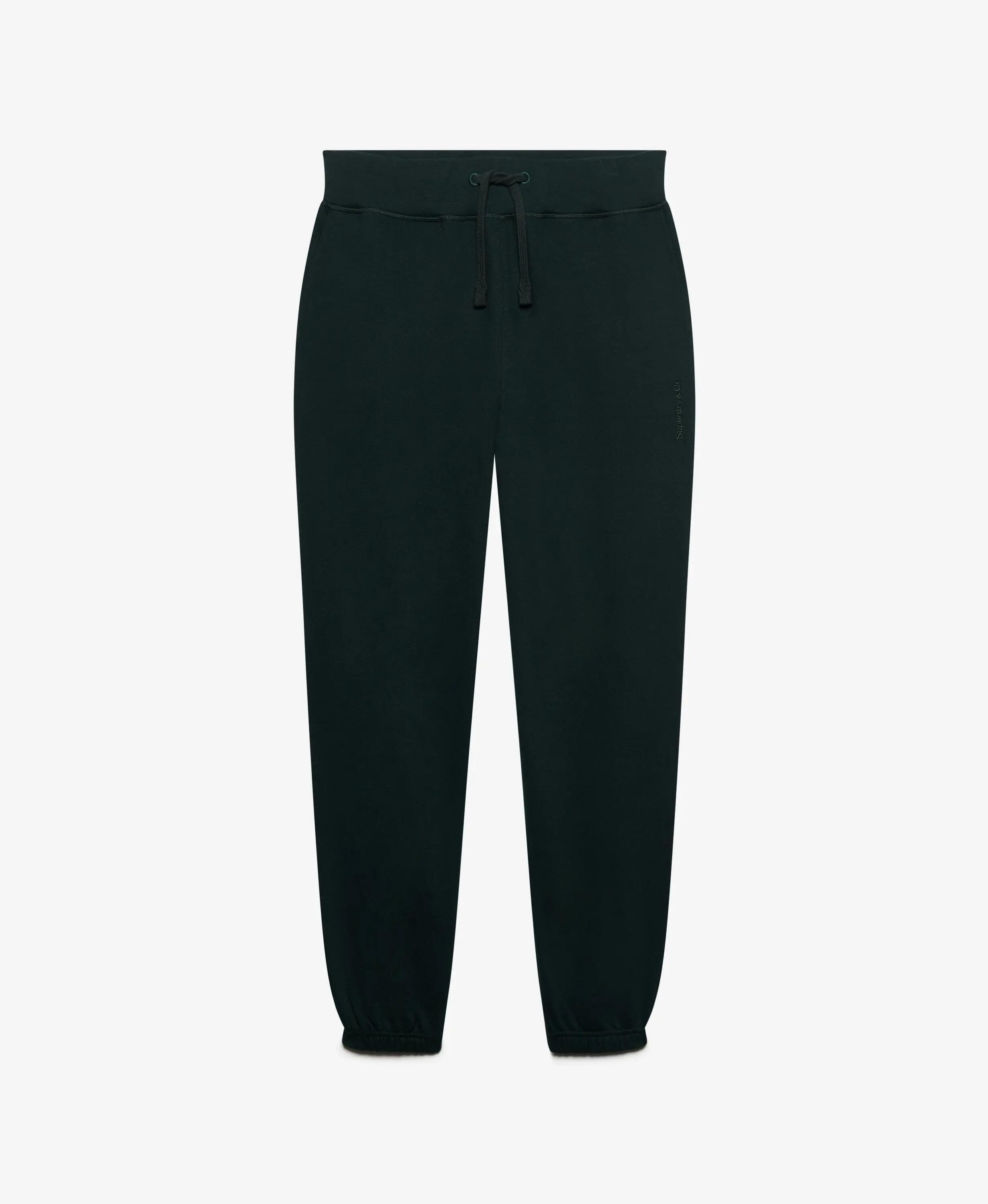 superdry Calças Jogger Essential Company Logo Slim – Heritage Dark Pine Green 6/6