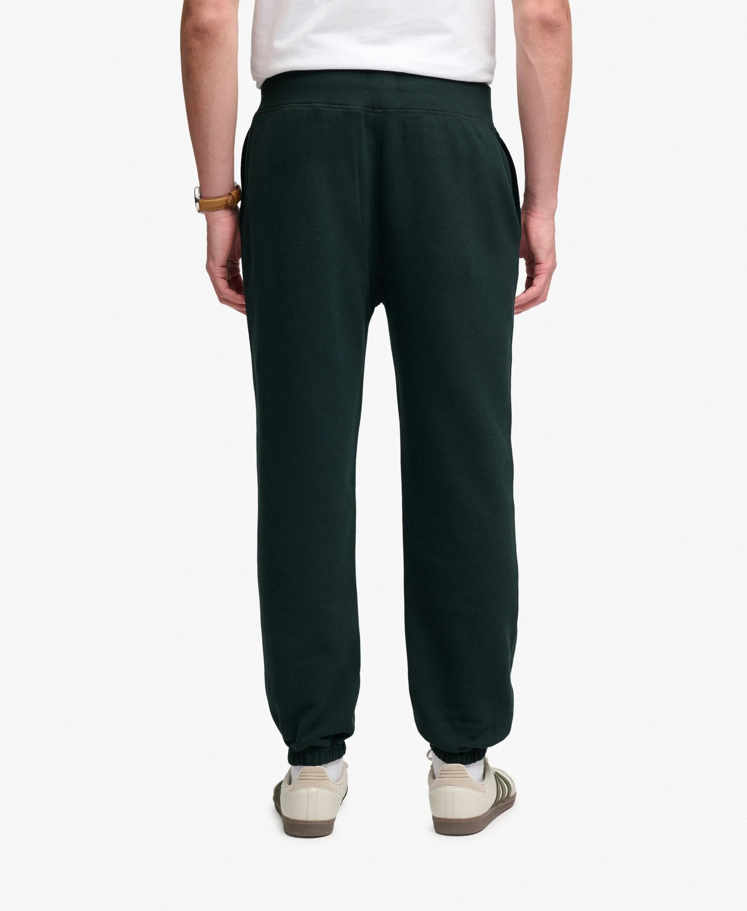 superdry Calças Jogger Essential Company Logo Slim – Heritage Dark Pine Green 3/6